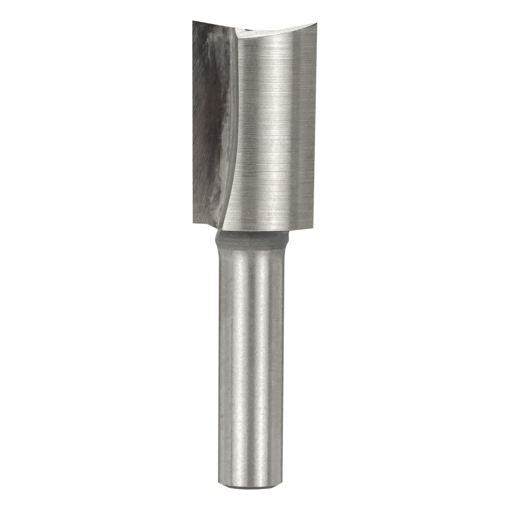 TWO FLUTE HSS STRAIGHT BIT WITH 6.5mm (1/4") SHANK